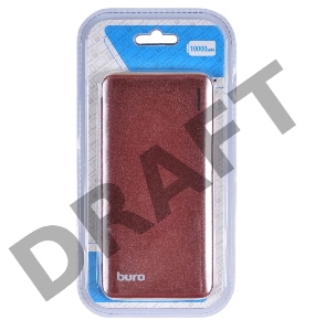 Мобильный аккумулятор Buro T4-10000-B Li-Pol 10000mAh 2A+1A черный 2xUSB