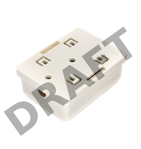 Монтажное оборудование Gembird Розетка GEMBIRD NAS212 RJ-45 кат.STP 5e внешняя экранированная 1 порт, 110&Krone