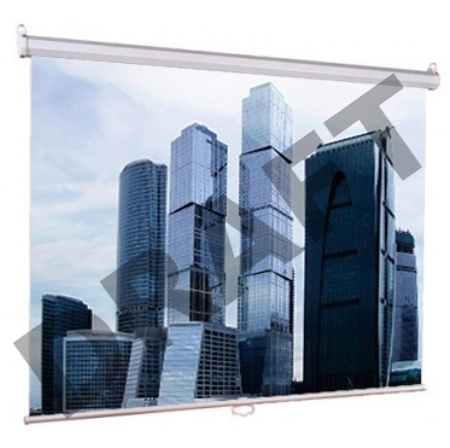 Настенный экран [LEP-100102] Lumien Eco Picture 180х180 см Matte White, восьмигранный корпус, возм. потолочн-настенного крепления (ТРЕУГОЛЬНАЯ уп)