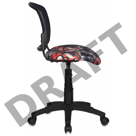 Кресло Бюрократ CH-296NX/GRAFFITY спинка сетка черный сиденье черный граффити Graffity