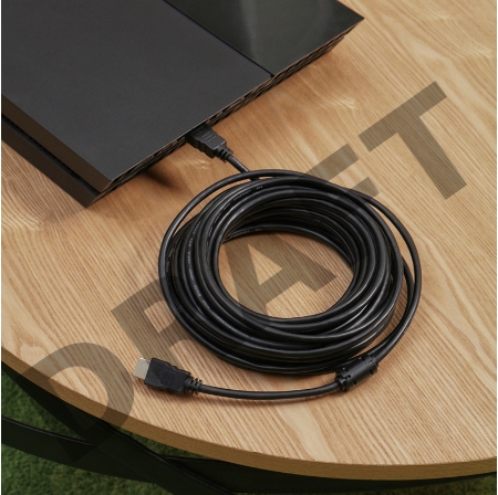 Кабель Proconnect (17-6208-6) Шнур  HDMI - HDMI  gold  10М  с фильтрами  (PE bag)