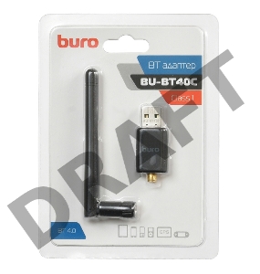 Адаптер USB Buro BU-BT40С Bluetooth 4.0+EDR class 1 100м черный