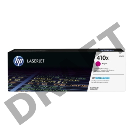 Тонер Картридж HP 410X CF413X пурпурный для HP LJ Pro M452/M477 (5000стр.)