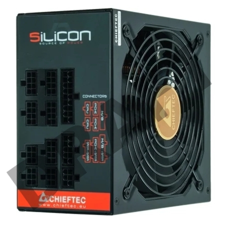 Блок питания Chieftec Silicon SLC-750C (ATX 2.3, 750W, 80 PLUS BRONZE, Active PFC, 140mm fan, Full Cable Management) Retail