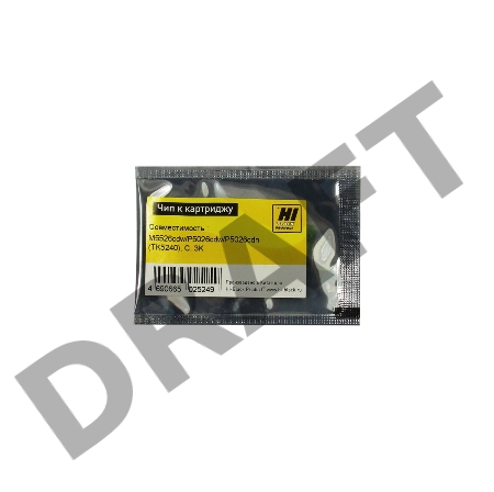 Чип Hi-Black к картриджу Kyocera ECOSYS M5526cdw/P5026cdw/P5026cdn (TK-5240), C, 3K