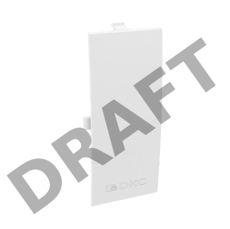 Соединение на стык для кабель-канала 90х50 фронт. ДКС 09504