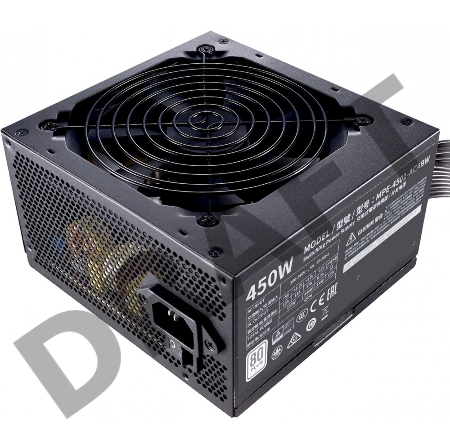 Блок питания Cooler Master MWE White, 450W, ATX, 120mm, 6xSATA, 2xPCI-E(6+2), APFC, 80+ White MPE-4501-ACABW-EU