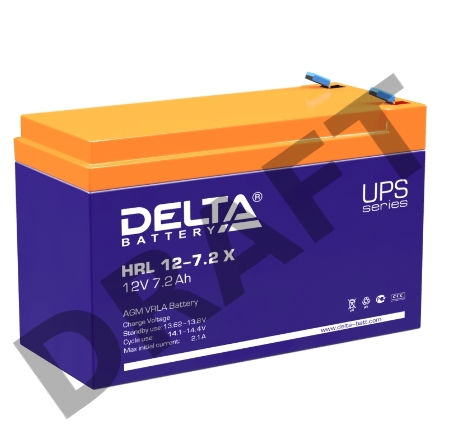 Батарея Delta HRL 12-7.2Х (12V 7.2Ah)