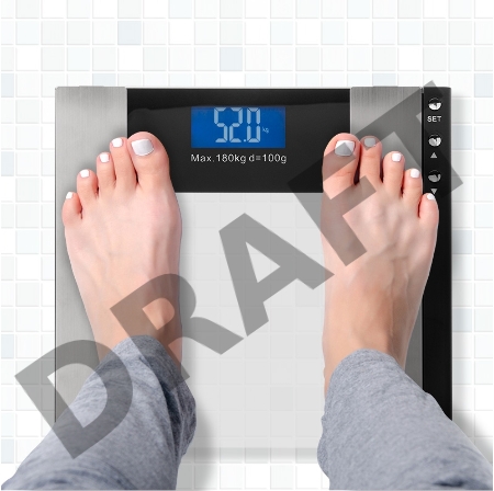 Весы напольные электронные до 180 кг с диагностикой, стекло SMART Life REXANT