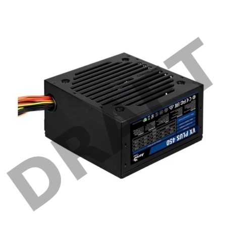 Блок питания Aerocool ATX 450W VX-450 PLUS (24+4+4pin) 120mm fan 2xSATA RTL