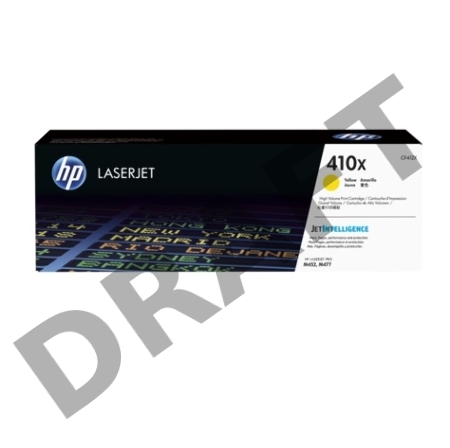Тонер Картридж HP 410X CF412X желтый для HP LJ Pro M452/M477 (5000стр.)