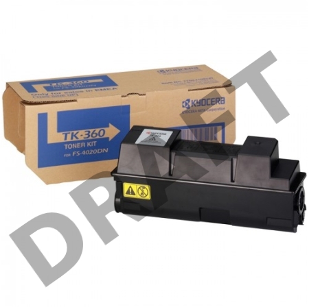Тонер-картридж Kyocera TK-360 (1T02J20EU0/1T02J20EUC) черный для FS-4020DN 20000 стр.