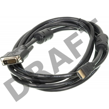 Кабель Ningbo DVI-D/HDMI 24M/19M 3m позолоченные контакты ферритовые кольца