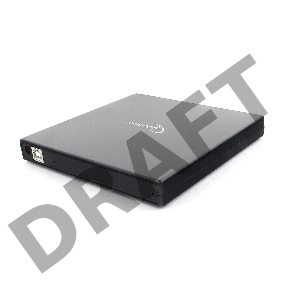Внешний DVD-привод с интерфейсом USB Gembird DVD-USB-02 пластик, черный