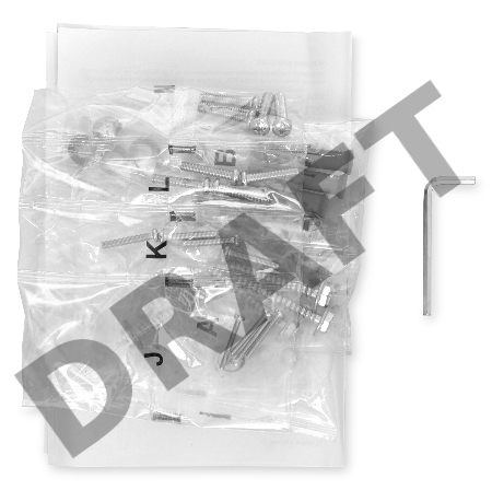 Кронштейн для проектора Buro PR05-W белый макс.13.6кг потолочный поворот и наклон