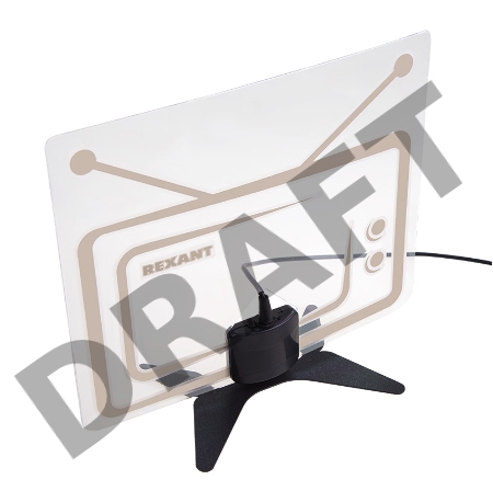 Антенна комнатная «Активная» с USB питанием, для цифрового телевидения DVB-T2, Ag-719 REXANT