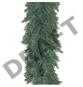 Гирлянда «Еловый шлейф», 2,7 м,  диаметр 30 см Ветки Литые + ПВХ