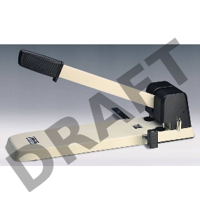 Дырокол Kw-Trio 933 макс.:190лист. металл/пластик с линейкой черный/белый