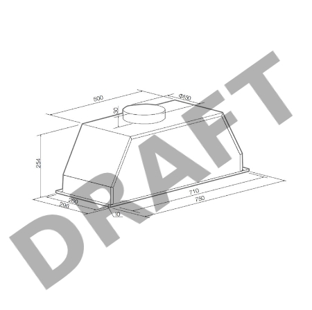 Встраиваемая вытяжка Graude LB 75.0 E