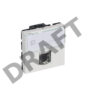 Механизм розетки информ. 1-м СП Mosaic New 2мод. RJ45 5E UTP Leg 78651/76554