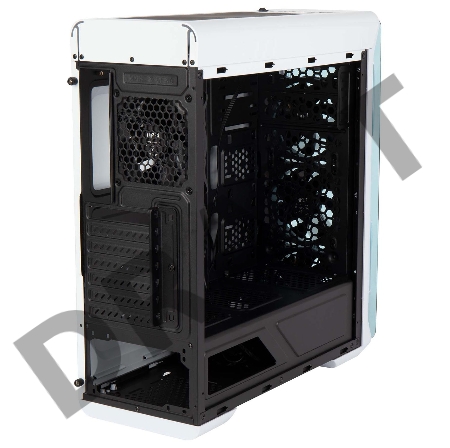 Корпус Hiper OW белый без БП ATX 4x120mm 1x140mm 2xUSB2.0 1xUSB3.0 audio bott PSU