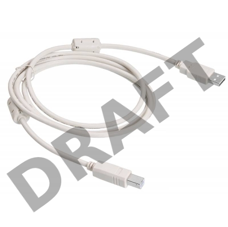 Кабель Buro Кабель USB2.0  USB2.0-AM/BM-1.8M-MG A(m)/B(m) (1.8м) феррит.кольца(USB2.0-AM/BM-1.8M-MG)