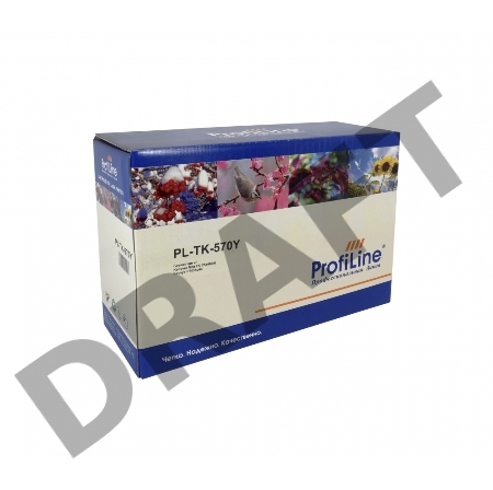 Картридж PL-TK-570Y для Kyocera Mita FS-C 5400DN/ECOSYS P7035cdn Yellow 12000 копий ProfiLine