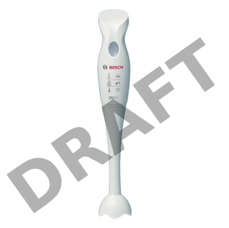 Блендер погружной Bosch MSM6B100 280Вт белый