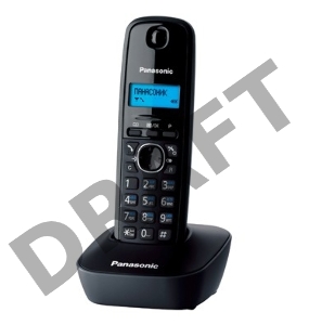 Телефон Panasonic KX-TG1611RUH (серый) {АОН, Caller ID,12 мелодий звонка,подсветка дисплея,поиск трубки}