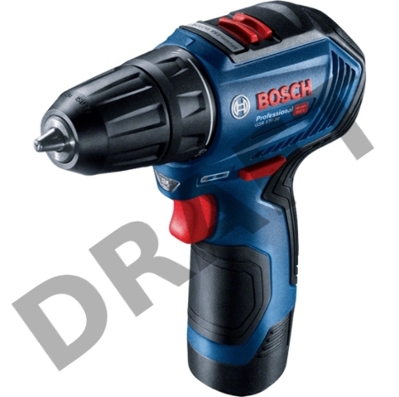 Аккумуляторный шуруповерт BOSCH GSR 12V-30 кейс, 2x2.0 Ач 06019G9020