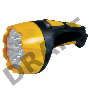 Фонарь ULTRAFLASH LED3815  15 LED 2 режима черн/желт аккумуляторный