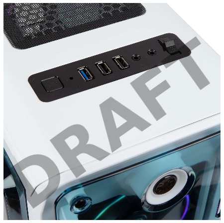 Корпус Hiper OW белый без БП ATX 4x120mm 1x140mm 2xUSB2.0 1xUSB3.0 audio bott PSU