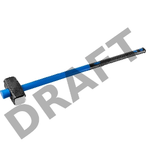 Кувалда с фиберглассовой рукояткой СИБИН, обратный всад, 4 кг 20134-4