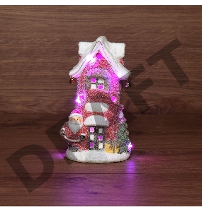 Керамическая фигурка «Красный домик» 11.5х8.5х20.4 см