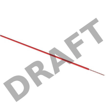 Провод ПГВА REXANT 1х0.50 мм², красный, бухта 100 м