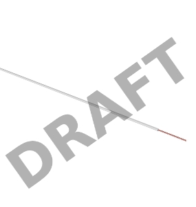 Провод ПГВА REXANT 1х0.75 мм², белый, бухта 100 м