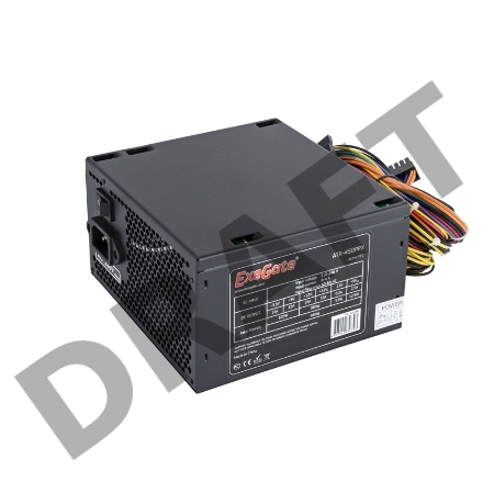 Блок питания 450W Exegate 450PPX RTL, ATX, black, active PFC, 12cm, 20+4pin/4pin/PCI-E/4*IDE/5*SATA