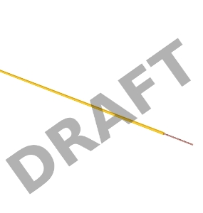 Провод ПГВА REXANT 1х0.75 мм², желтый, бухта 100 м