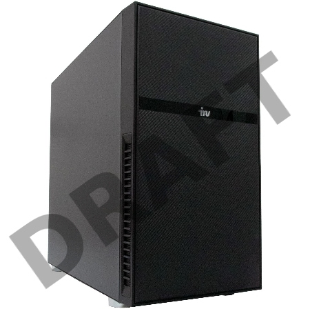 Компьютер IRU Game 510B5GM MT i5 10400F (2.9) 16Gb 1Tb 7.2k SSD250Gb GTX1660Ti 6Gb Free DOS GbitEth 650W черный