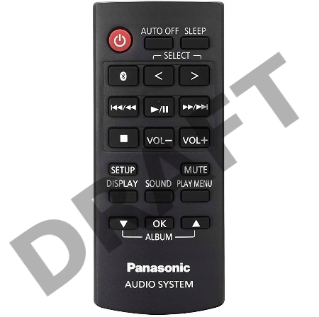 Аудиомагнитола Panasonic RX-D550E-K черный 20Вт CD CDRW MP3 FM(dig) USB BT