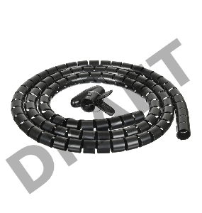 Кабельный органайзер Buro BHP CG252B Spiral Hose 25x2000mm Black