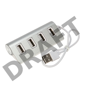 Разветвитель REXANT 4 USB-port серебристый