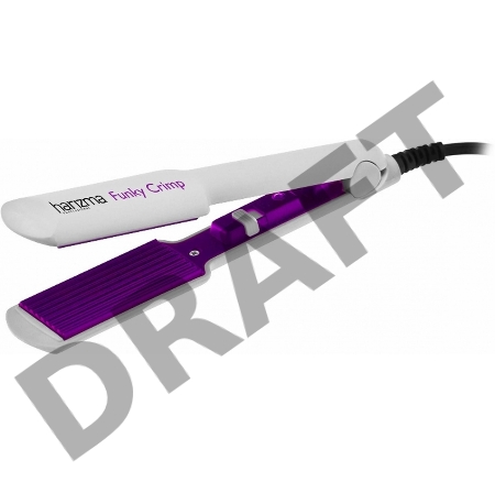Щипцы Harizma Funky Crimp 23Вт макс.темп.:180С покрытие:керамико-турмалиновое фиолетовый Щипцы Harizma Funky Crimp 23Вт макс.темп.:180С покрытие:керамико-турмалиновое фиолетовый
