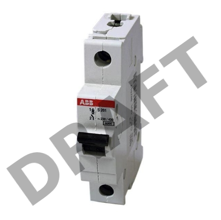 Выключатель автоматический модульный 1п C 40А 6кА S201 ABB 2CDS251001R0404