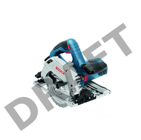 Пила циркулярная BOSCH GKS 55+ GCE (0.601.682.100)  1350Вт 2100-4700об/мин 90°/45°- 63/47мм 3.8кг