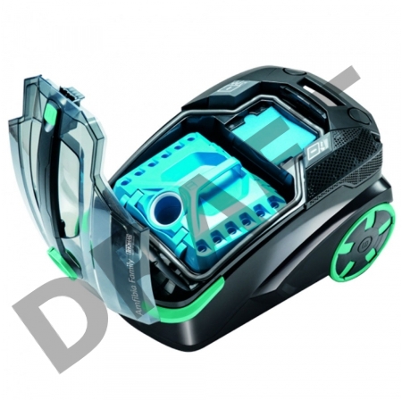 Пылесос THOMAS DRYBOX AMFIBIA FAMILY / Моющий пылесос, 1700 Вт, DryBox, HEPA, черный/бирюзовый