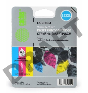 Картридж струйный Cactus CS-CH564 многоцветный для №122XL DeskJet 1050/2050/2050s (18ml)
