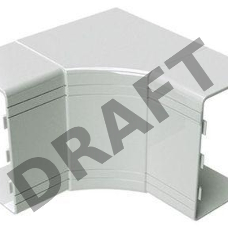 Угол внутренний неизменяемый для кабель-канала 100х60 NIA ДКС 01829