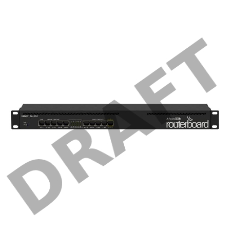 Коммутатор MikroTik RB2011iL-RM RouterBOARD 2011iL-RM with 1U rackmount case and power supply