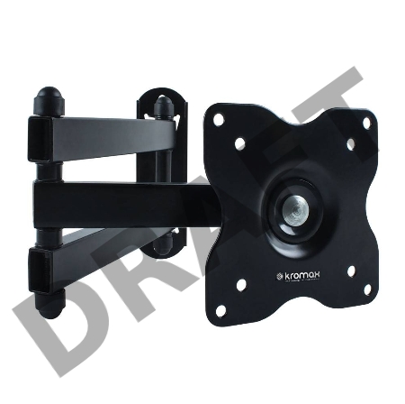 Кронштейн для телевизора Kromax DIX-15 черный 15